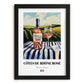 Côtes du Rhône Rosé – French Rose Wine, Enoteca Illustration, in sleek black frame