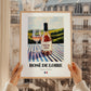 Rosé de Loire – French Rose Wine, Vinoteca Wall Art, styled in a charming Paris street view