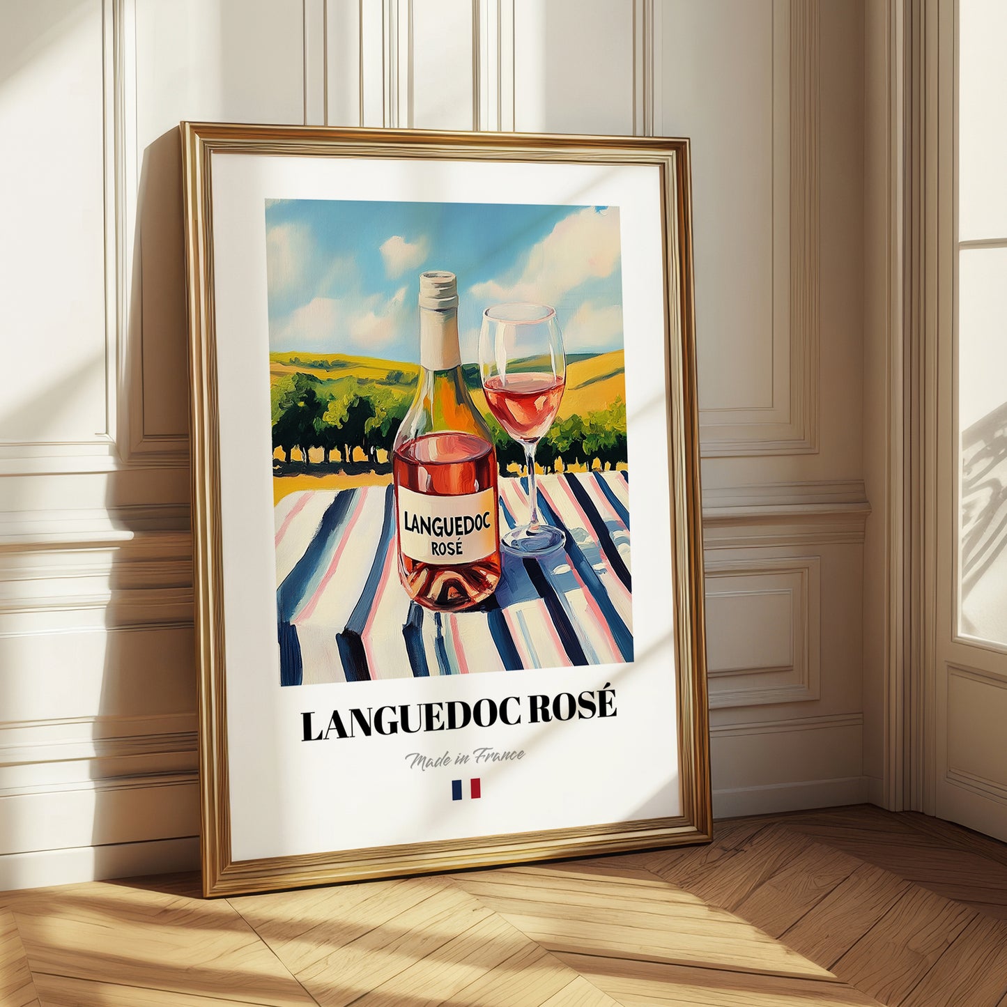 Languedoc Rosé – French Rose Wine, Vinoteca Print