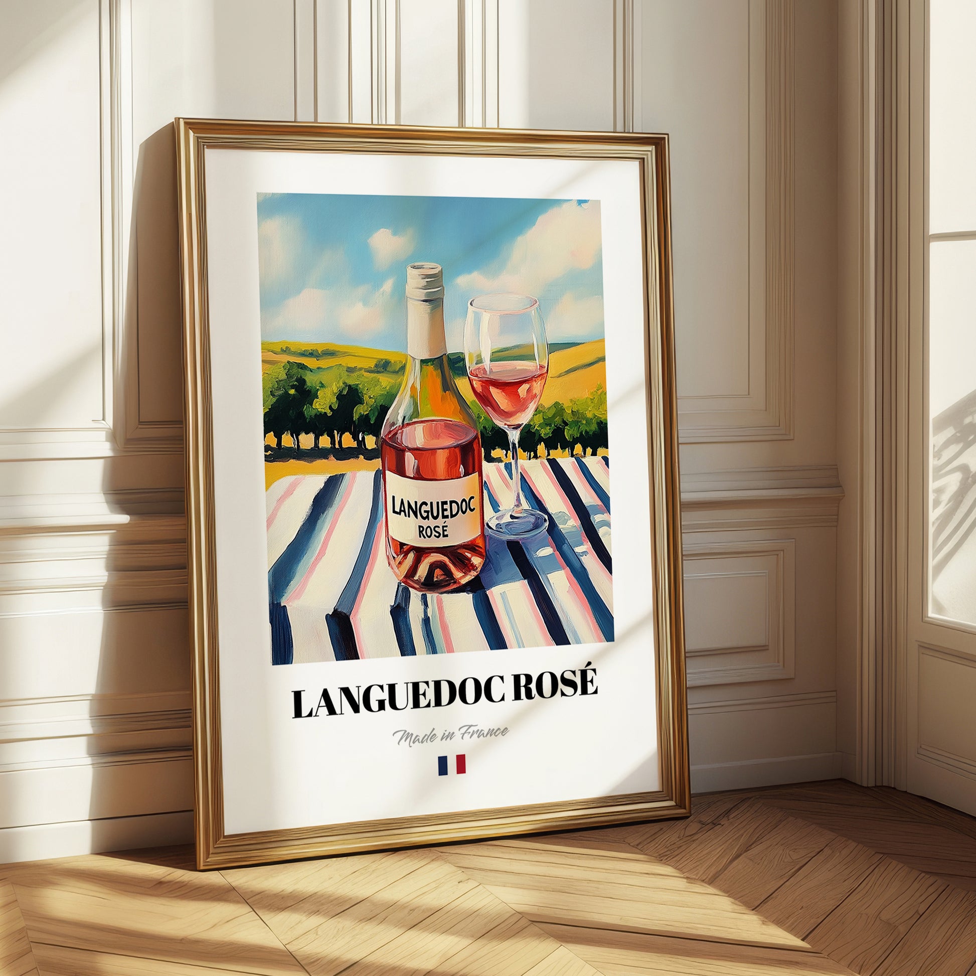 Languedoc Rosé – French Rose Wine, Vinoteca Print