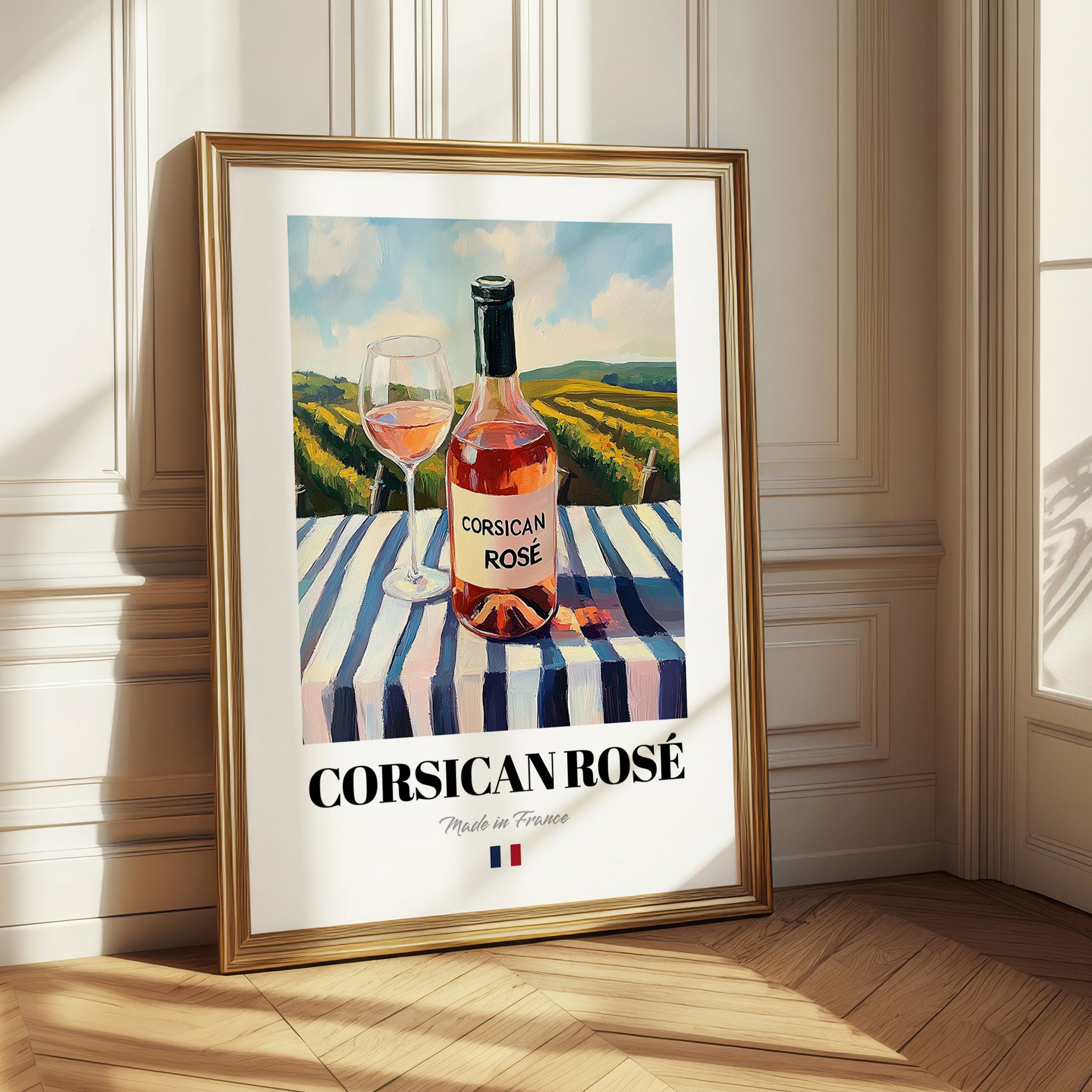 Corsican Rosé – French Rose Wine, Bodega Print