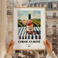 Corsican Rosé – French Rose Wine, Bodega Print, styled in a charming Paris street view