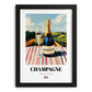 Champagne – French Sparkling Wine, Enoteca Still Life, in sleek black frame