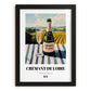 Crémant de Loire – French Sparkling Wine, Wine Bar Wall Art, in sleek black frame