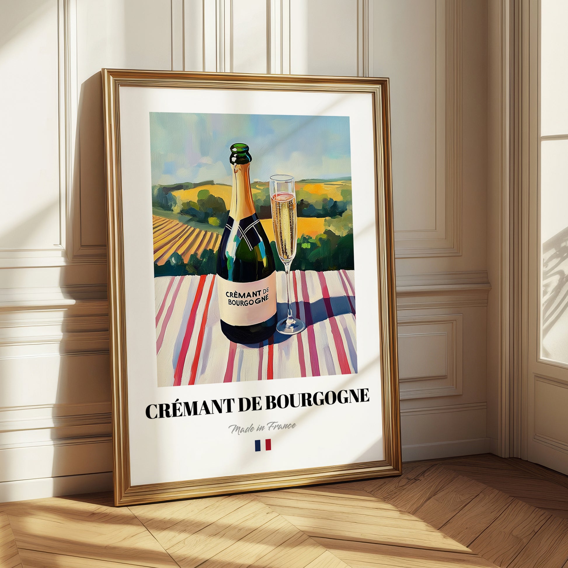 Crémant de Bourgogne – French Sparkling Wine, Vinoteca Poster