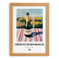 Crémant de Bourgogne – French Sparkling Wine, Vinoteca Poster, set in oak frame
