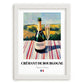 Crémant de Bourgogne – French Sparkling Wine, Vinoteca Poster, placed in minimal white frame