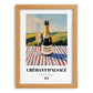 Crémant d'Alsace – French Sparkling Wine, Vineyard Terrace Wall Art, set in oak frame