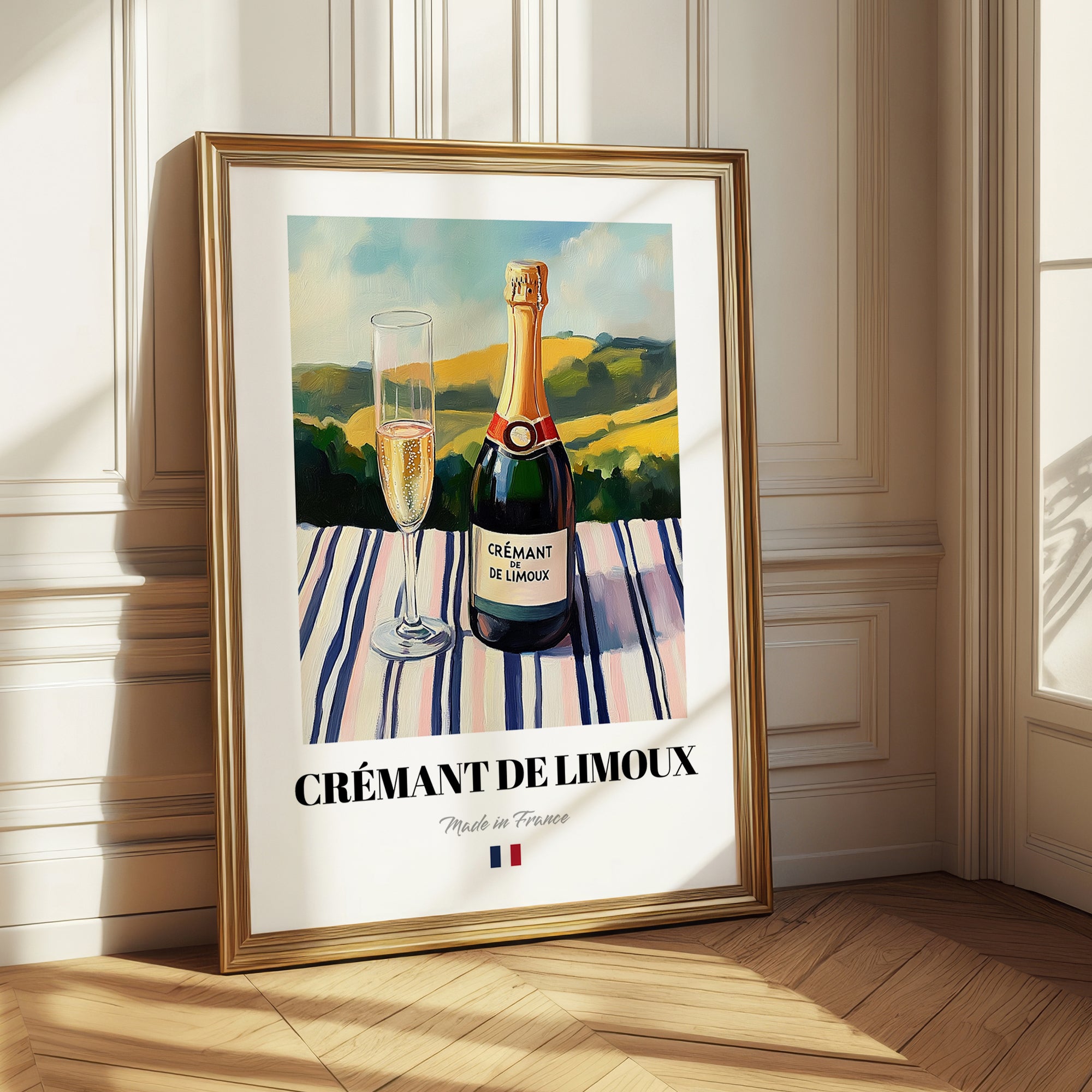 Crémant de Limoux – French Sparkling Wine, Wine Bar Print