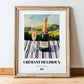 Crémant de Limoux – French Sparkling Wine, Wine Bar Print, in wooden frame leaning on the floor