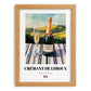 Crémant de Limoux – French Sparkling Wine, Wine Bar Print, set in oak frame