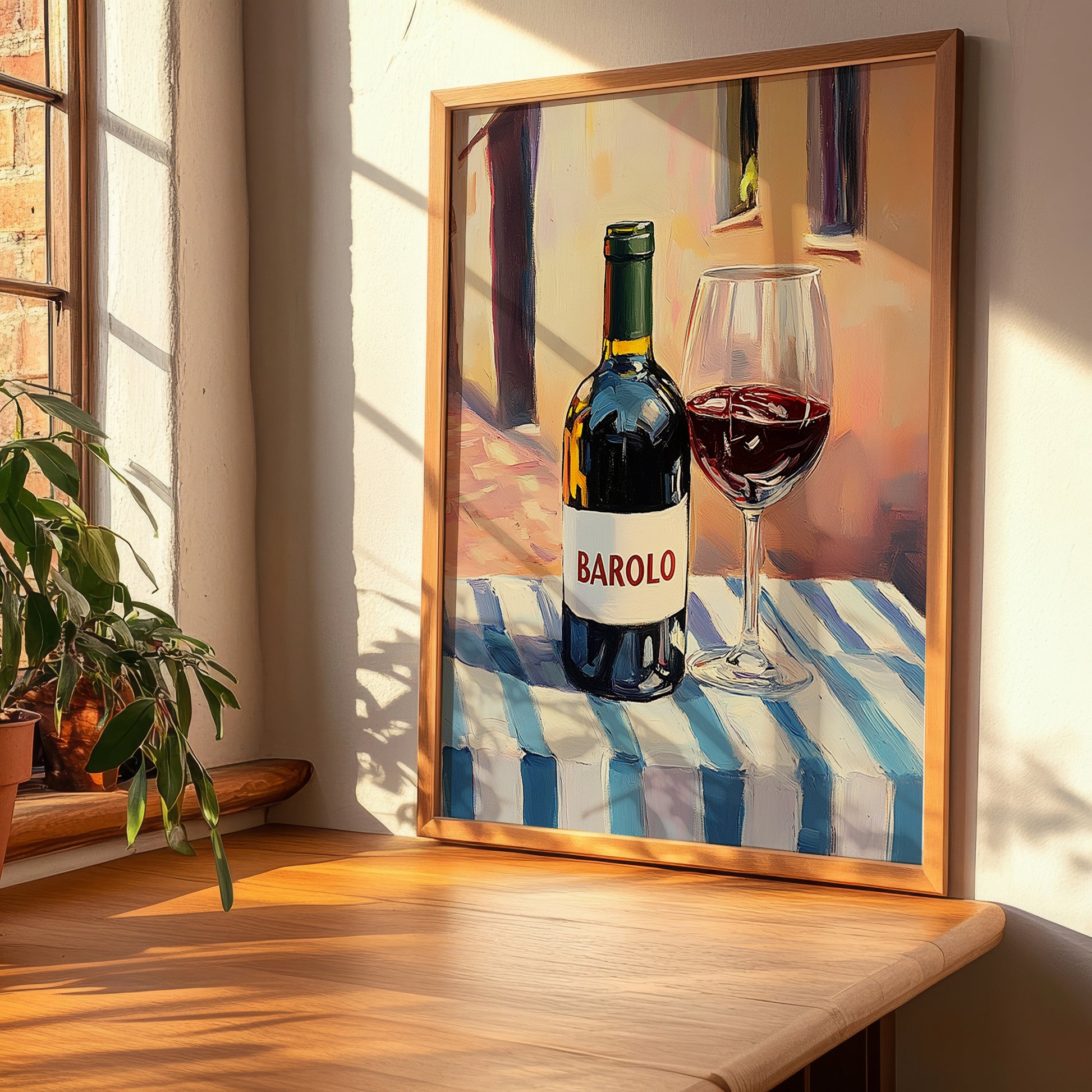 Barolo – Italian Red Wine, Vinoteca Still Life, clean layout with no caption