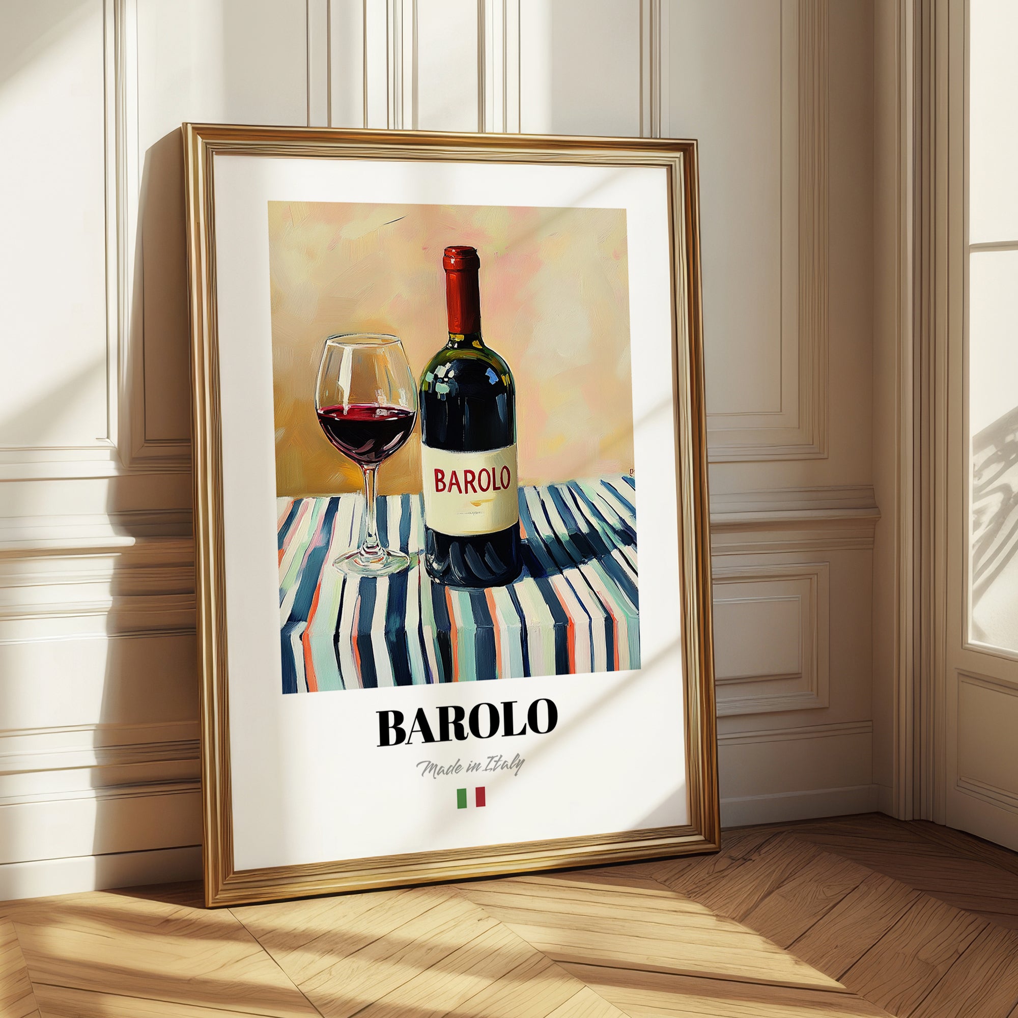 Barolo – Italian Red Wine, Wine Bar Print