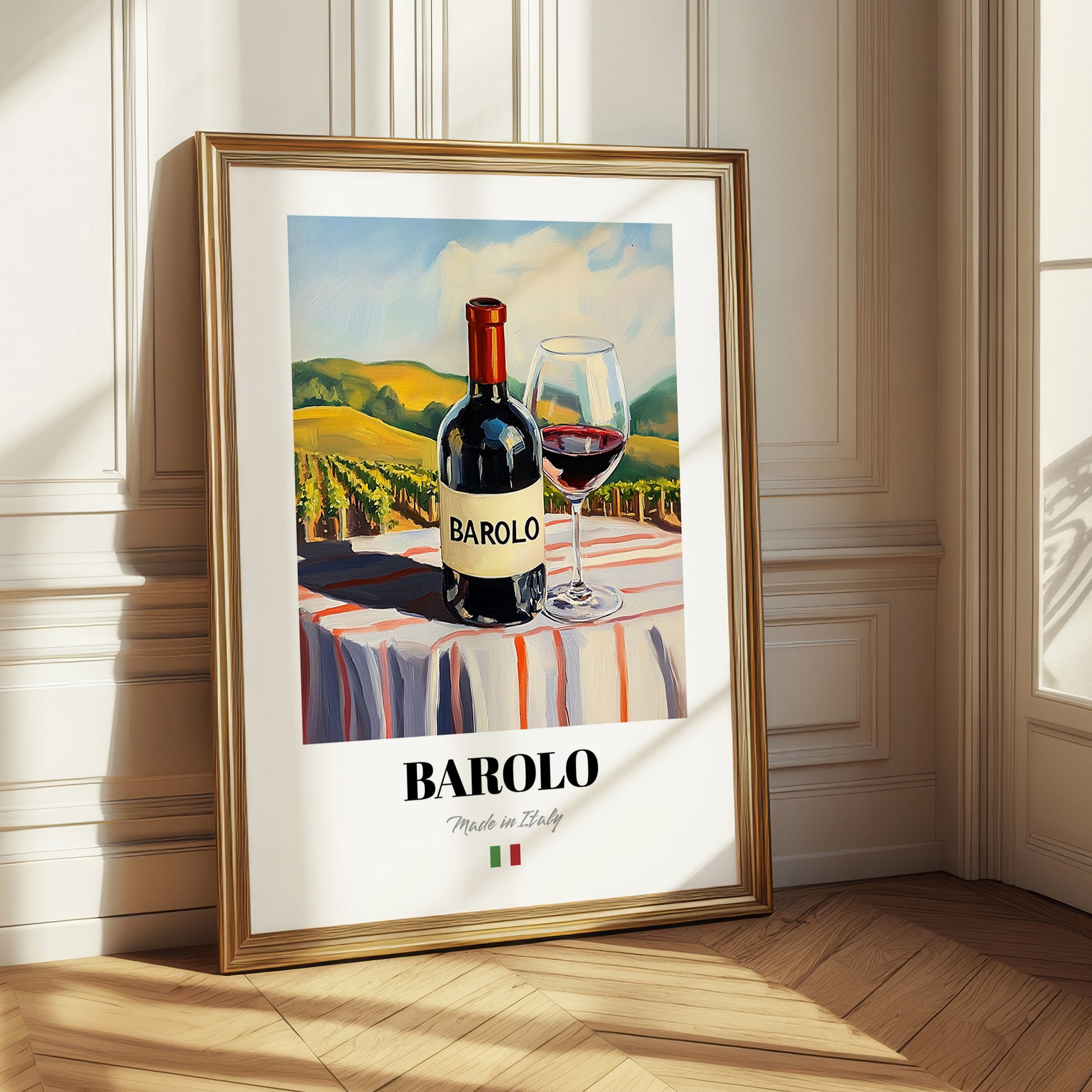 Barolo – Italian Red Wine, Wine Bar Poster