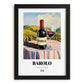 Barolo – Italian Red Wine, Wine Bar Poster, in sleek black frame