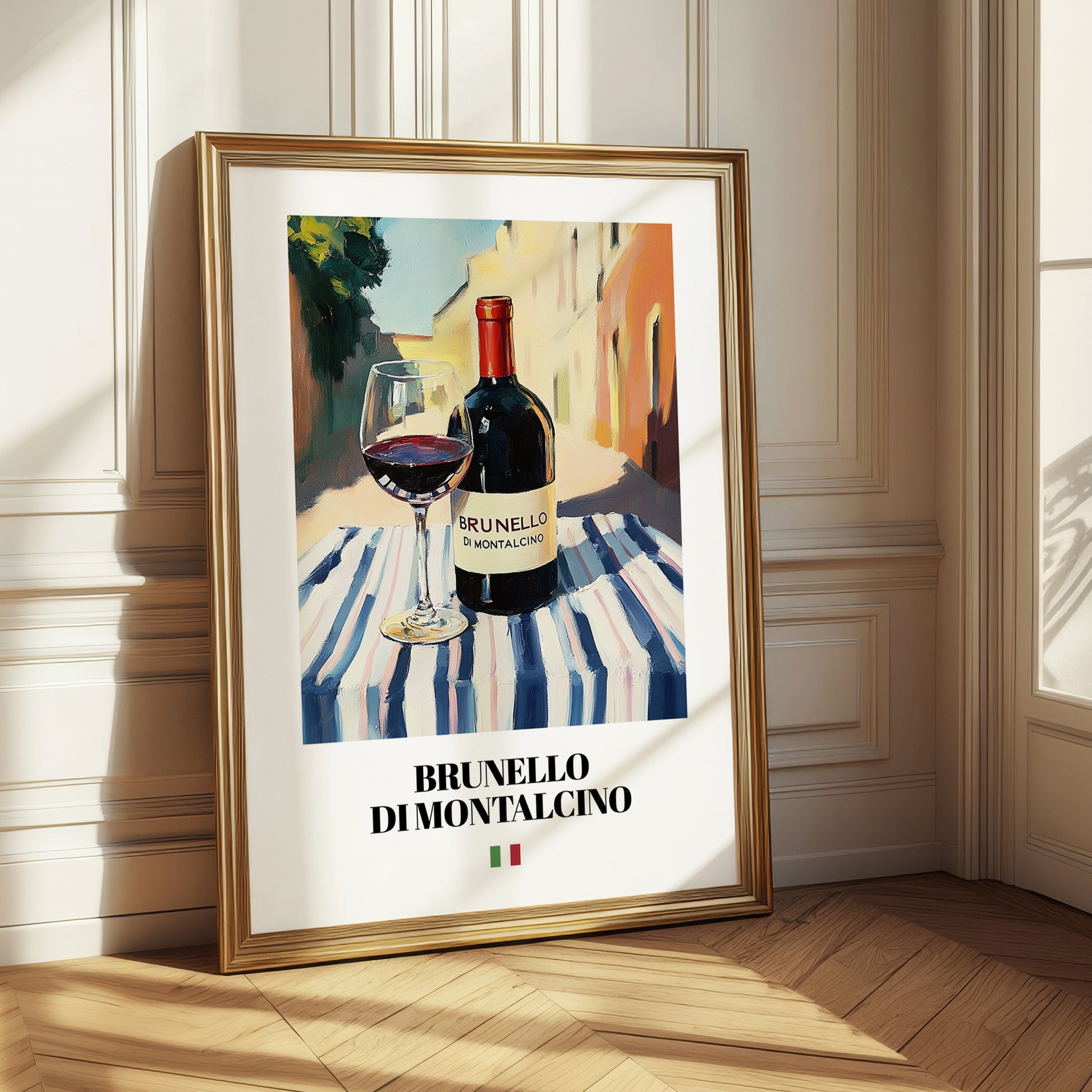 Brunello di Montalcino – Italian Red Wine, Enoteca Poster