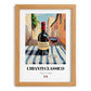 Chianti Classico – Italian Red Wine, Wine Bar Poster, set in oak frame