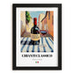 Chianti Classico – Italian Red Wine, Wine Bar Poster, in sleek black frame