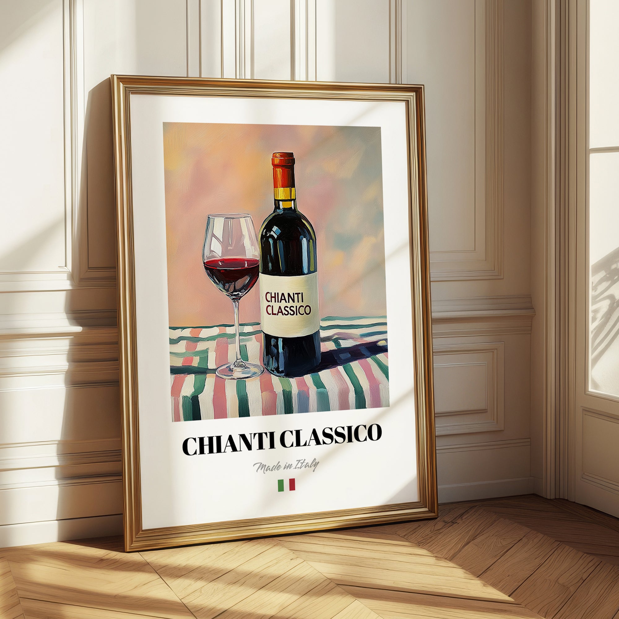 Chianti Classico – Italian Red Wine, Wine Bar Wall Art