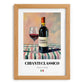 Chianti Classico – Italian Red Wine, Wine Bar Wall Art, set in oak frame