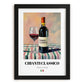 Chianti Classico – Italian Red Wine, Wine Bar Wall Art, in sleek black frame