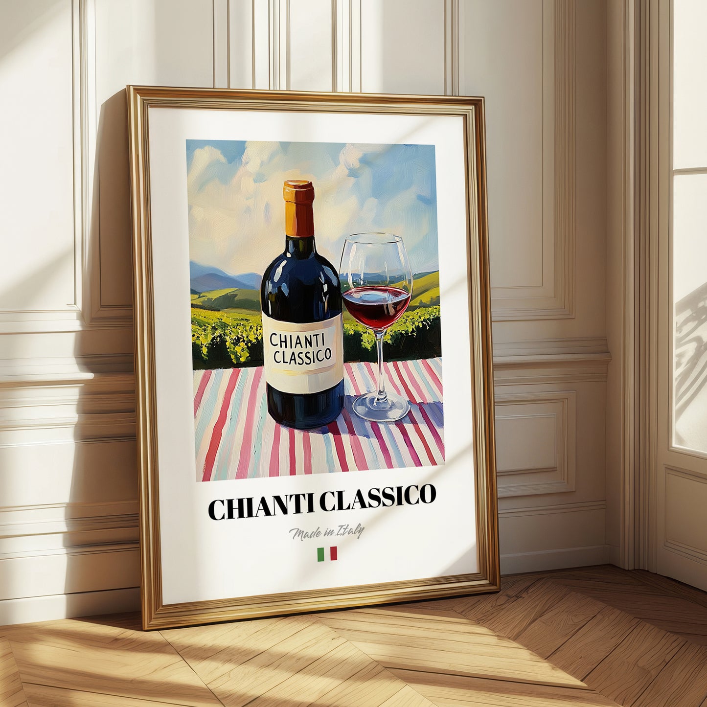 Chianti Classico – Italian Red Wine, Tasting Room Art