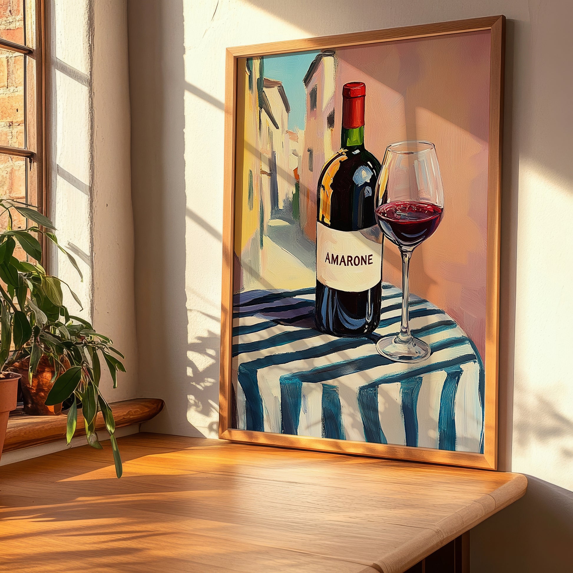Amarone della Valpolicella – Italian Red Wine, Wine Bar Print, clean layout with no caption
