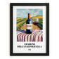 Amarone della Valpolicella – Italian Red Wine, Wine Bar Still Life, in sleek black frame