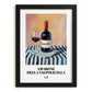 Amarone della Valpolicella – Italian Red Wine, Tasting Room Still Life, in sleek black frame