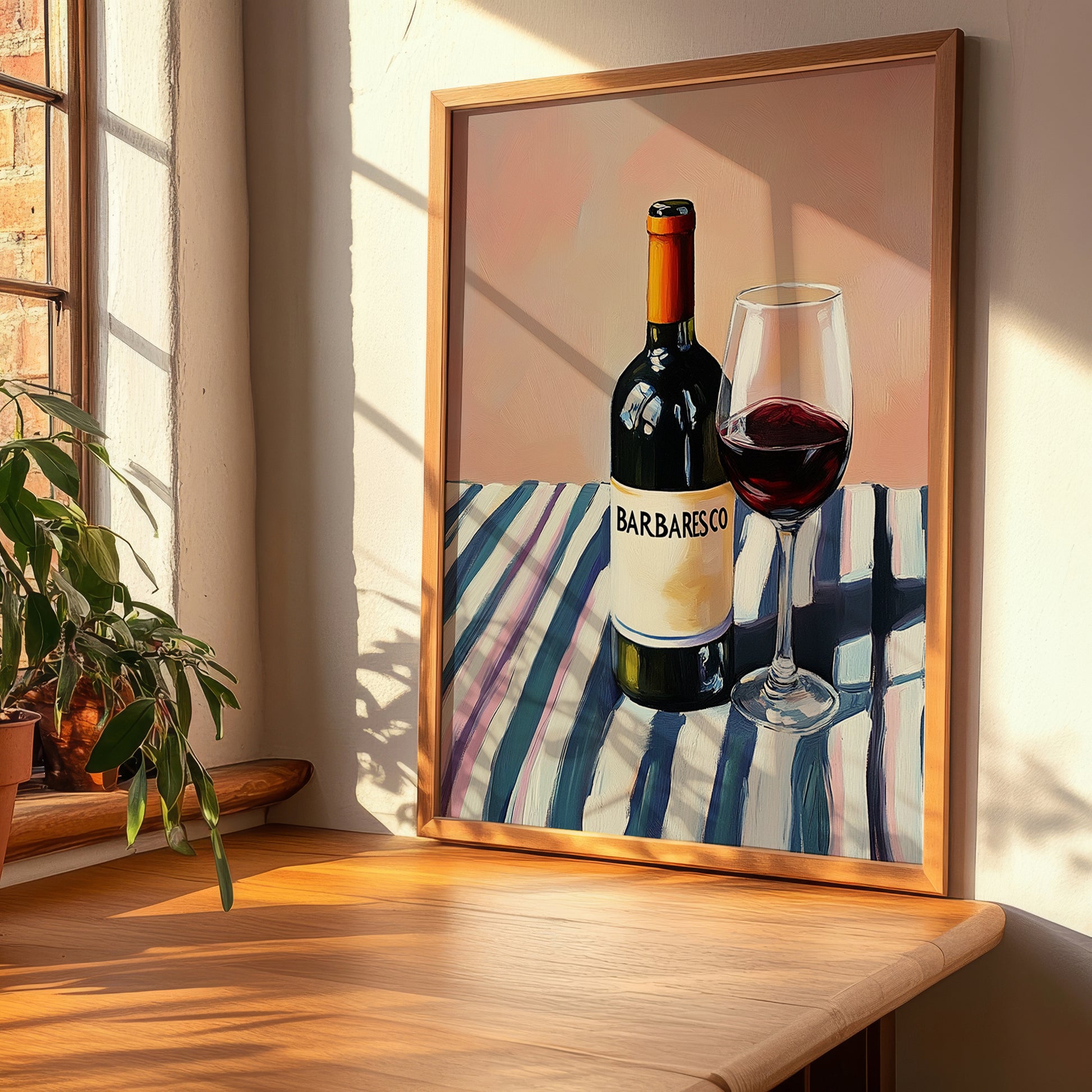 Barbaresco – Italian Red Wine, Vinoteca Wall Art, clean layout with no caption