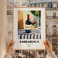 Barbaresco – Italian Red Wine, Wine Bar Poster, styled in a charming Paris street view