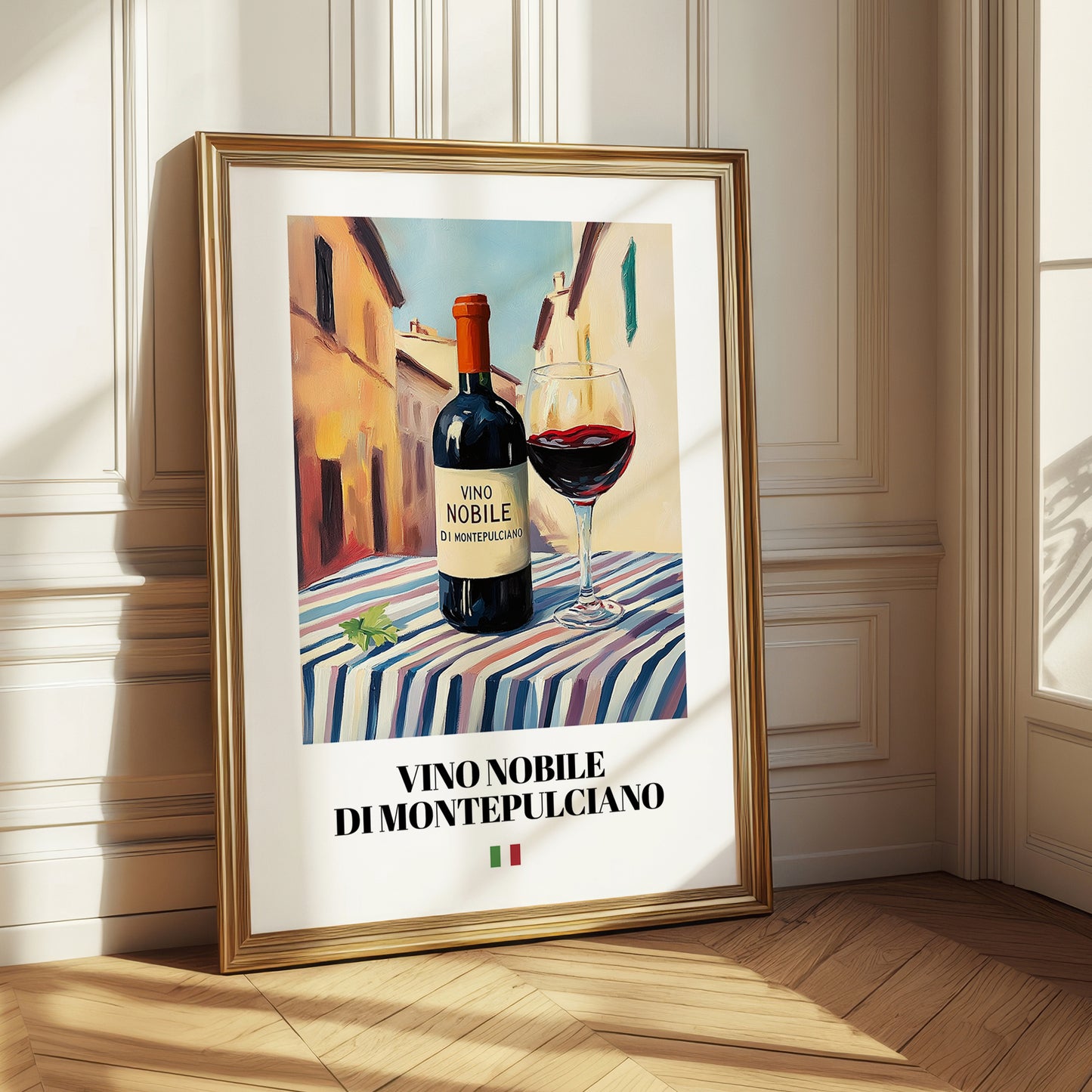 Vino Nobile di Montepulciano – Italian Red Wine, Vinoteca Print