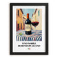 Vino Nobile di Montepulciano – Italian Red Wine, Vinoteca Print, in sleek black frame