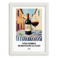 Vino Nobile di Montepulciano – Italian Red Wine, Vinoteca Print, placed in minimal white frame
