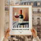 Aglianico del Vulture – Italian Red Wine, Bodega Wall Decor, styled in a charming Paris street view