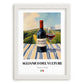 Aglianico del Vulture – Italian Red Wine, Vinoteca Still Life, placed in minimal white frame