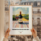 Primitivo di Manduria – Italian Red Wine, Wine Bar Wall Decor, styled in a charming Paris street view