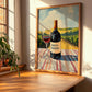 Primitivo di Manduria – Italian Red Wine, Wine Bar Wall Decor, clean layout with no caption