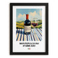 Montepulciano d'Abruzzo – Italian Red Wine, Wine Bar Wall Decor, in sleek black frame