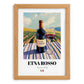 Etna Rosso – Italian Red Wine, Vinoteca Painting, set in oak frame