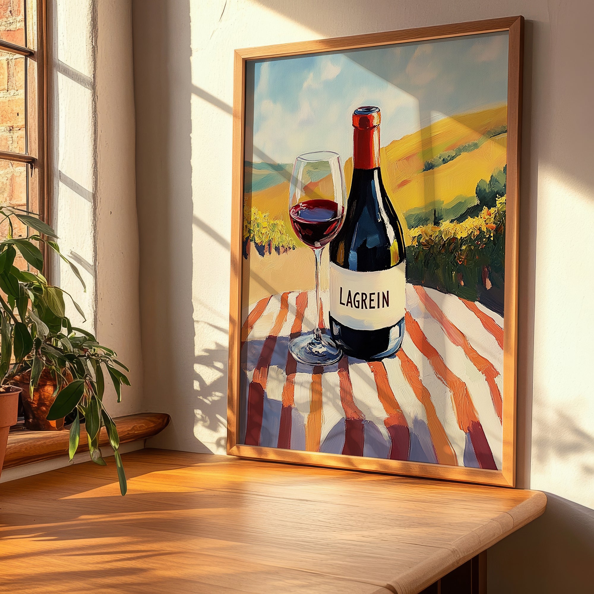 Lagrein – Italian Red Wine, Vinoteca Wall Art, clean layout with no caption
