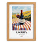 Lagrein – Italian Red Wine, Vinoteca Wall Art, set in oak frame