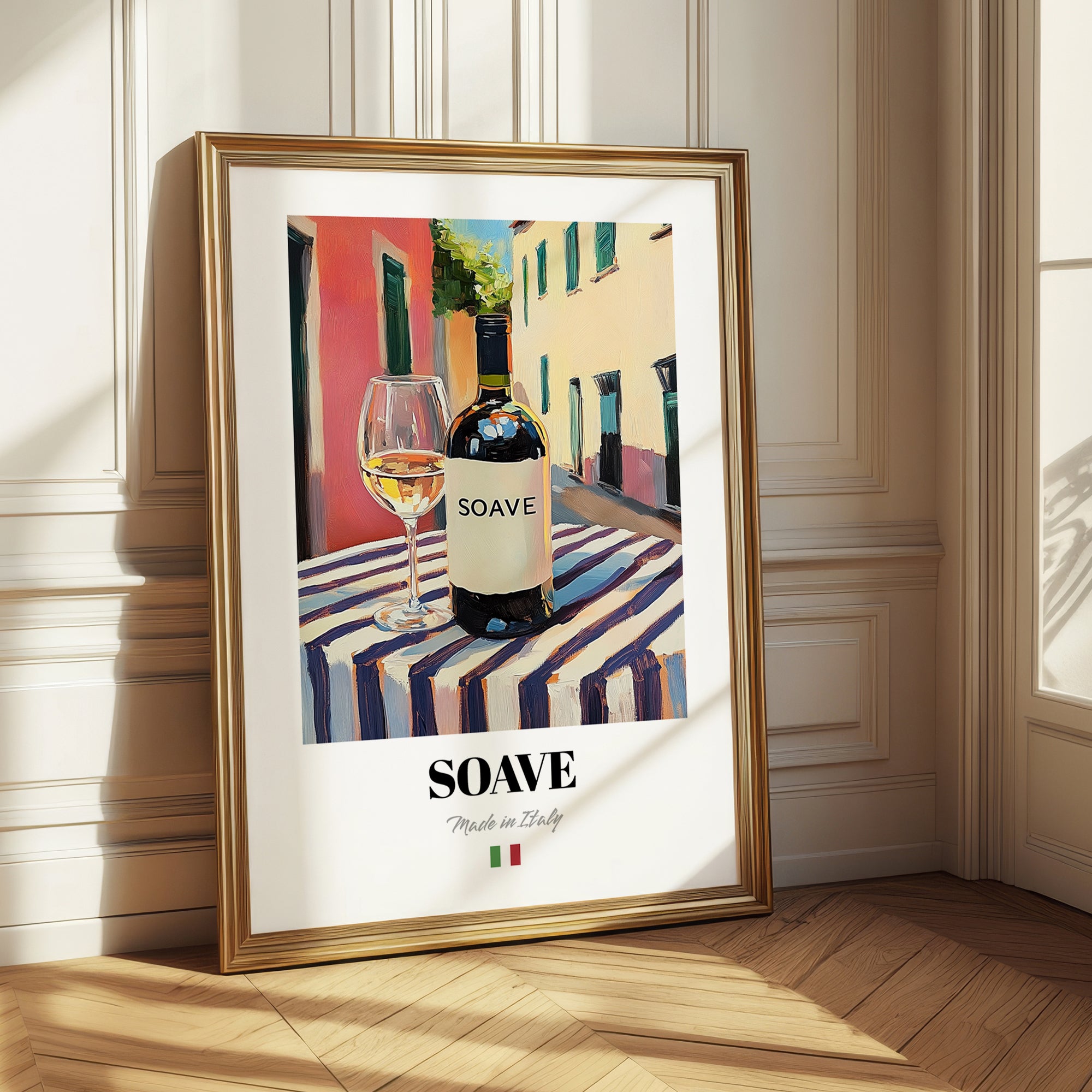 Soave – Italian White Wine, Wine Bar Wall Decor