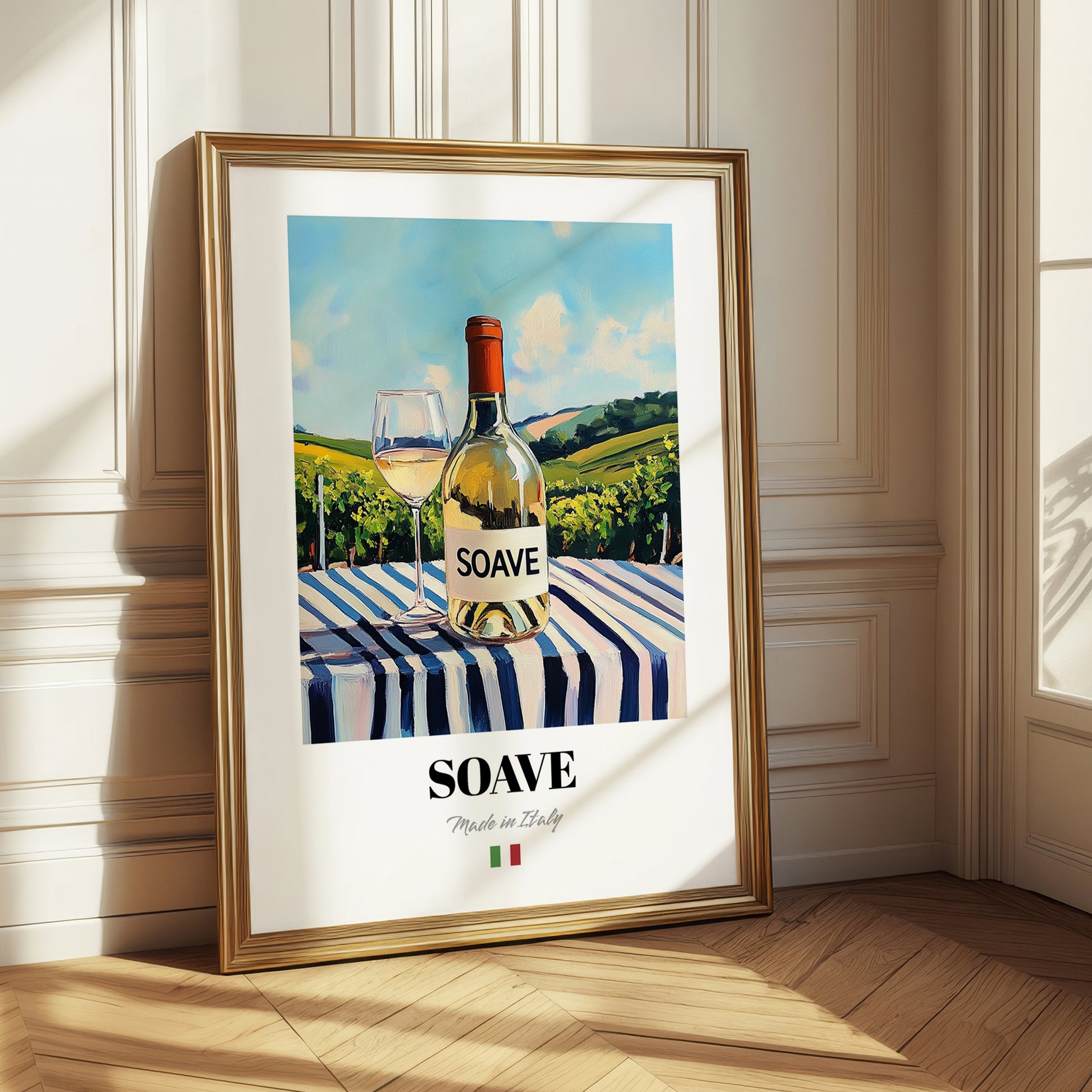 Soave – Italian White Wine, Wine Bar Poster