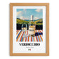 Verdicchio – Italian White Wine, Bodega Poster, set in oak frame
