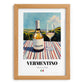 Vermentino – Italian White Wine, Vinoteca Poster, set in oak frame
