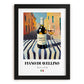 Fiano di Avellino – Italian White Wine, Wine Bar Illustration, in sleek black frame