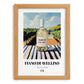 Fiano di Avellino – Italian White Wine, Bodega Poster, set in oak frame