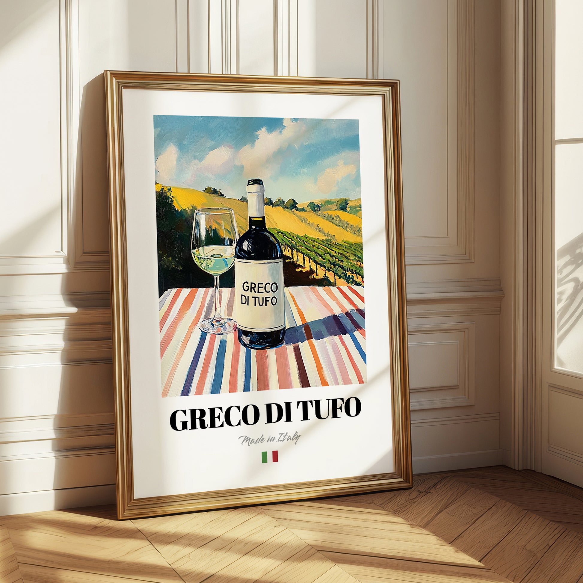 Greco di Tufo – Italian White Wine, Wine Bar Poster