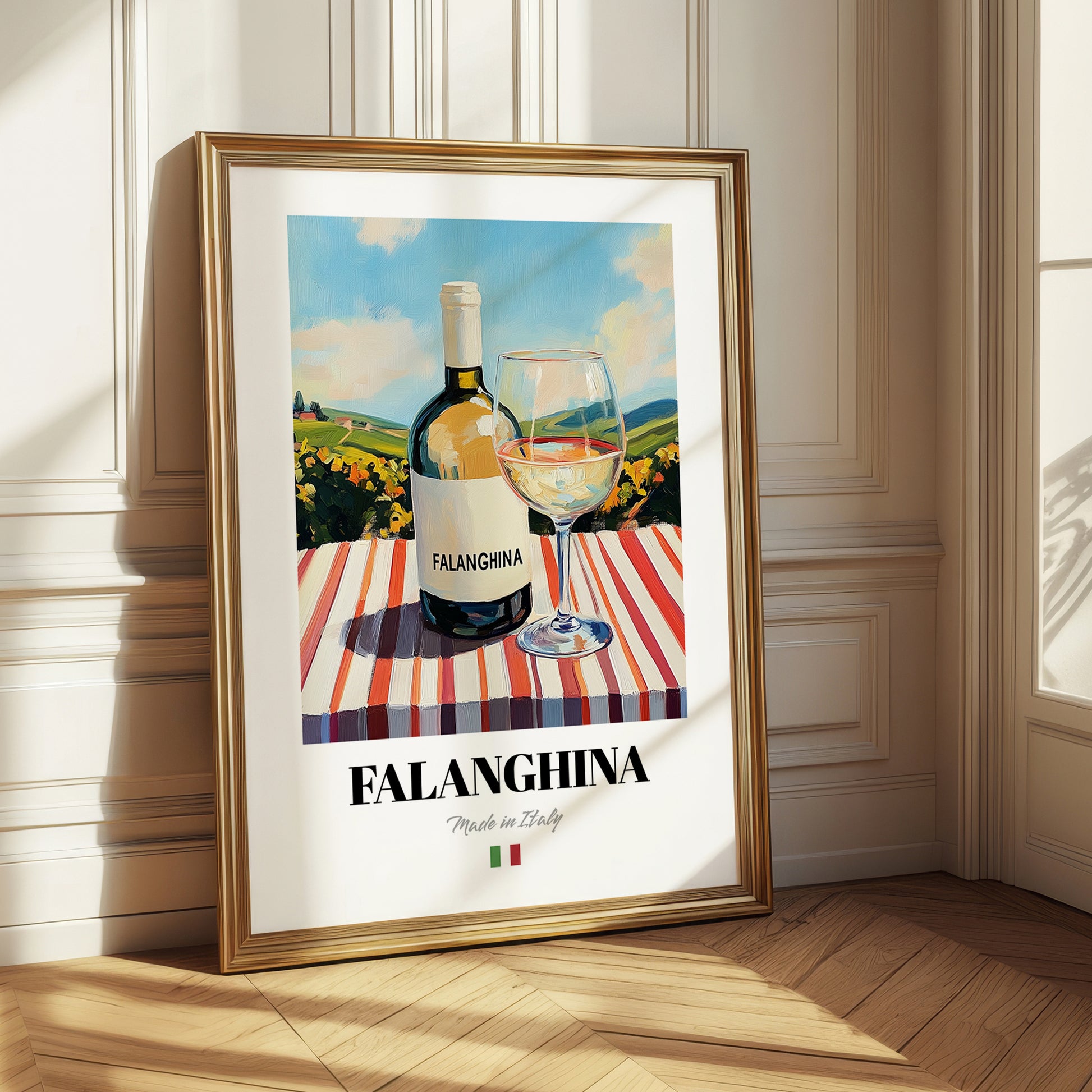 Falanghina – Italian White Wine, Vinoteca Wall Art